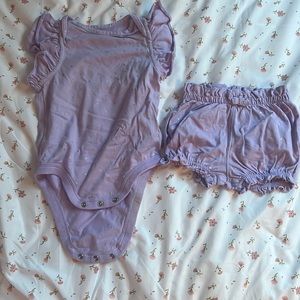 Onesie with shorts girls 3-6 months